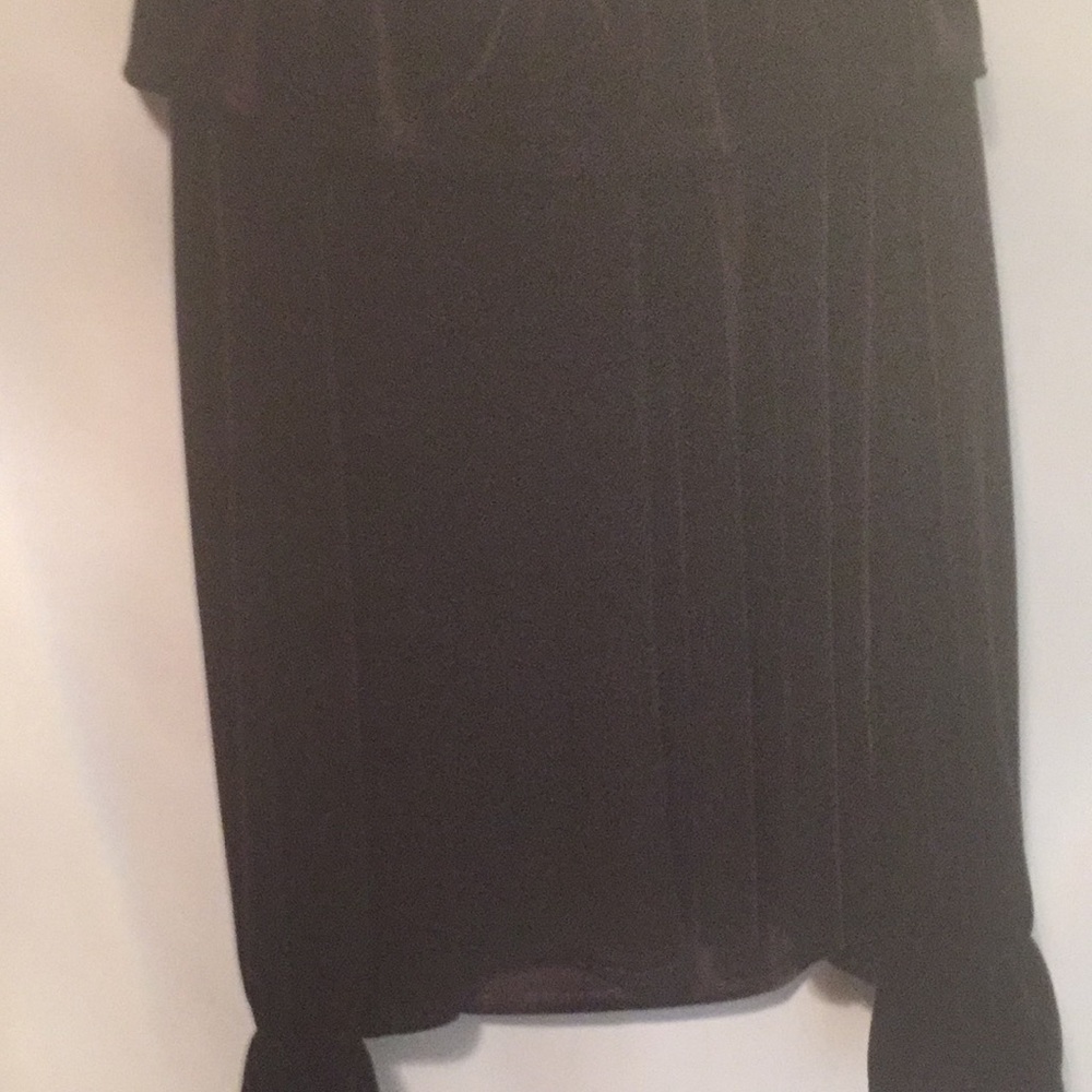 Off shoulder, longsleeve velvet blouse, never worn